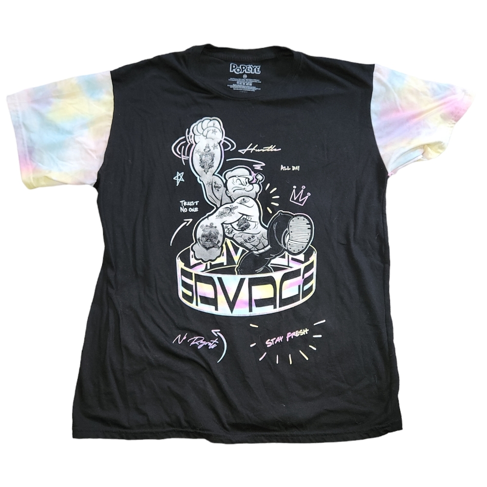 Popeye mens graphic tee size 2xl